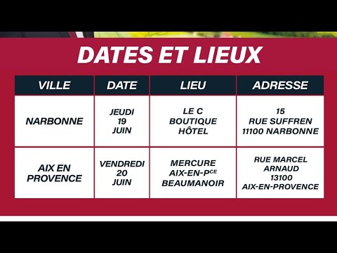 Étapes Der des Ders : Narbonne et Aix-en-Provence